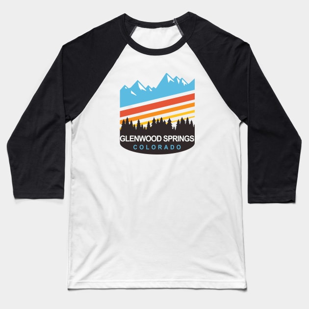 Glenwood Springs Colorado Baseball T-Shirt by Eureka Shirts